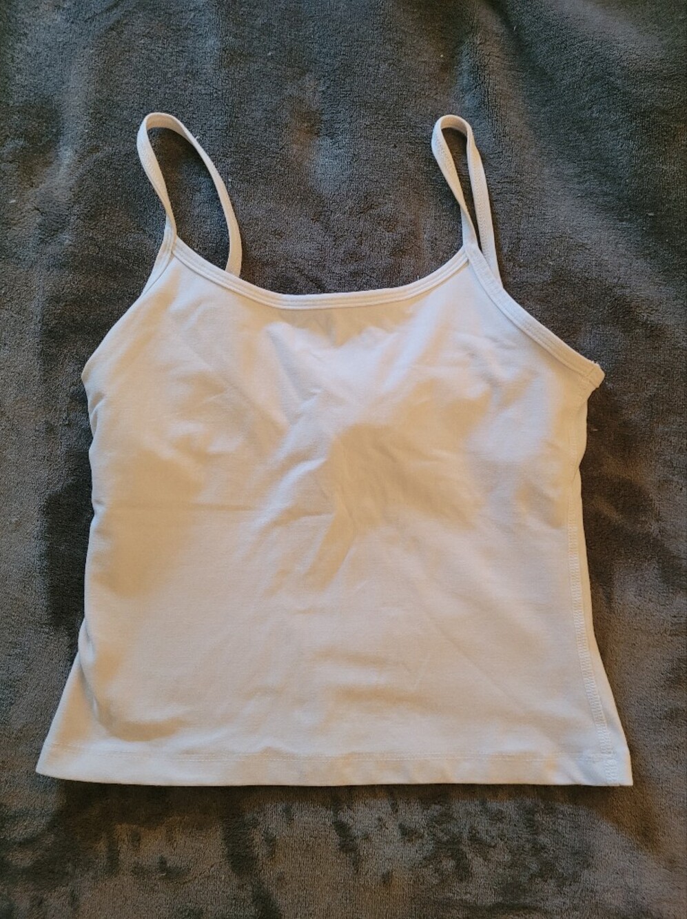 Beyond Yoga Women's White Sports Bra Tank
